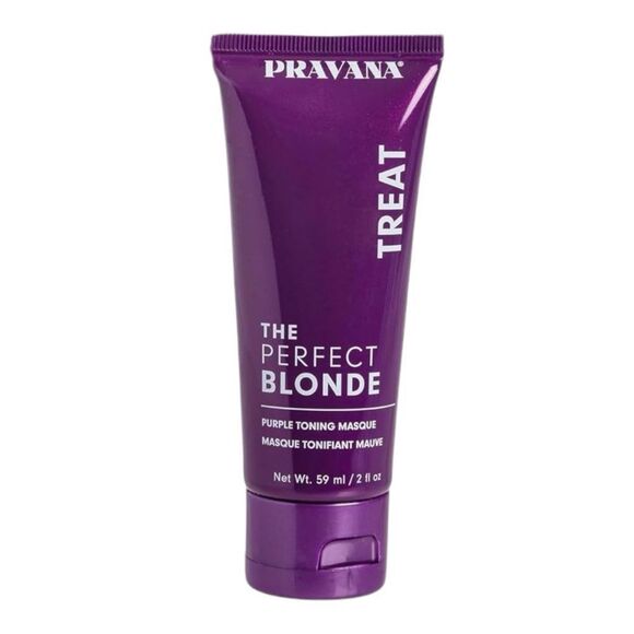 🤯5/$20🤯 Pravana The Perfect Blonde Purple Toning Masque 2 Fl. Oz. - Picture 1 of 5